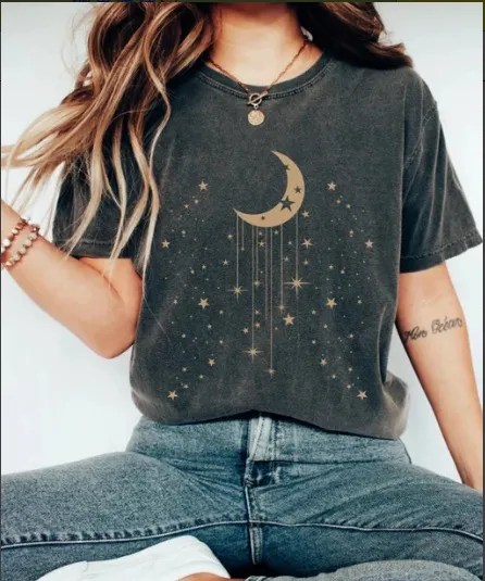 Women's T shirt Green Blue Pink Printed Short Sleeve Casual Weekend Basic V neck Short Sleeve Z796 - Shop at LoveMi