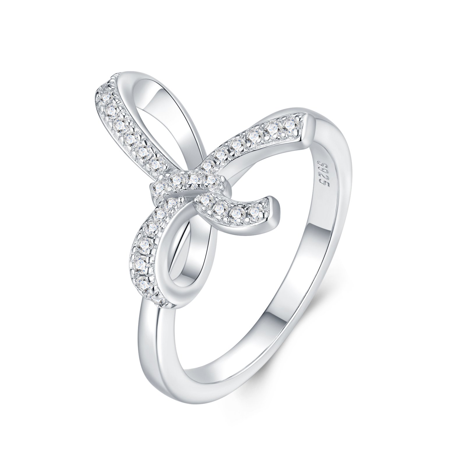 luksuslik minimalistlik ehtesõrmus moissaniidiga