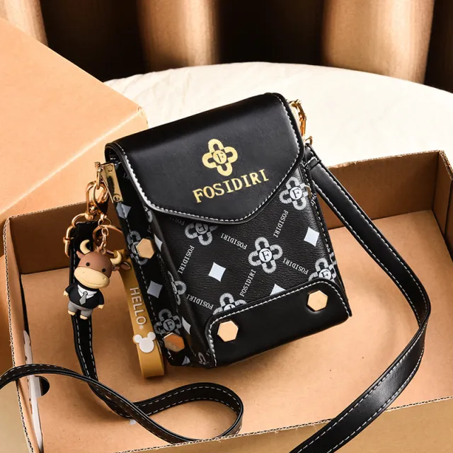 Mobile Phone Bag Women Summer Messenger Bag Black - Shop at LoveMi