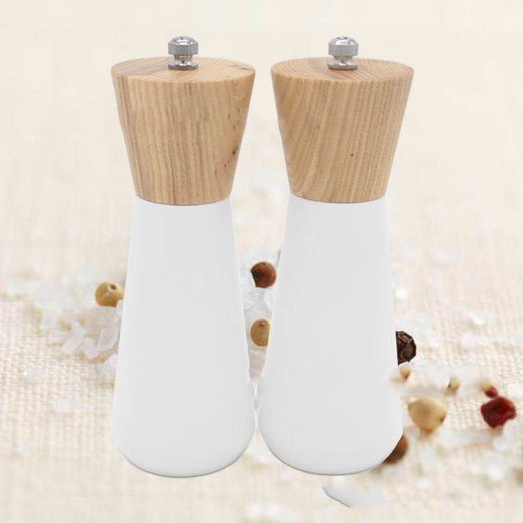 Title 1, New 6-inch Wooden Pepper Mill Grinder Manual Ru...