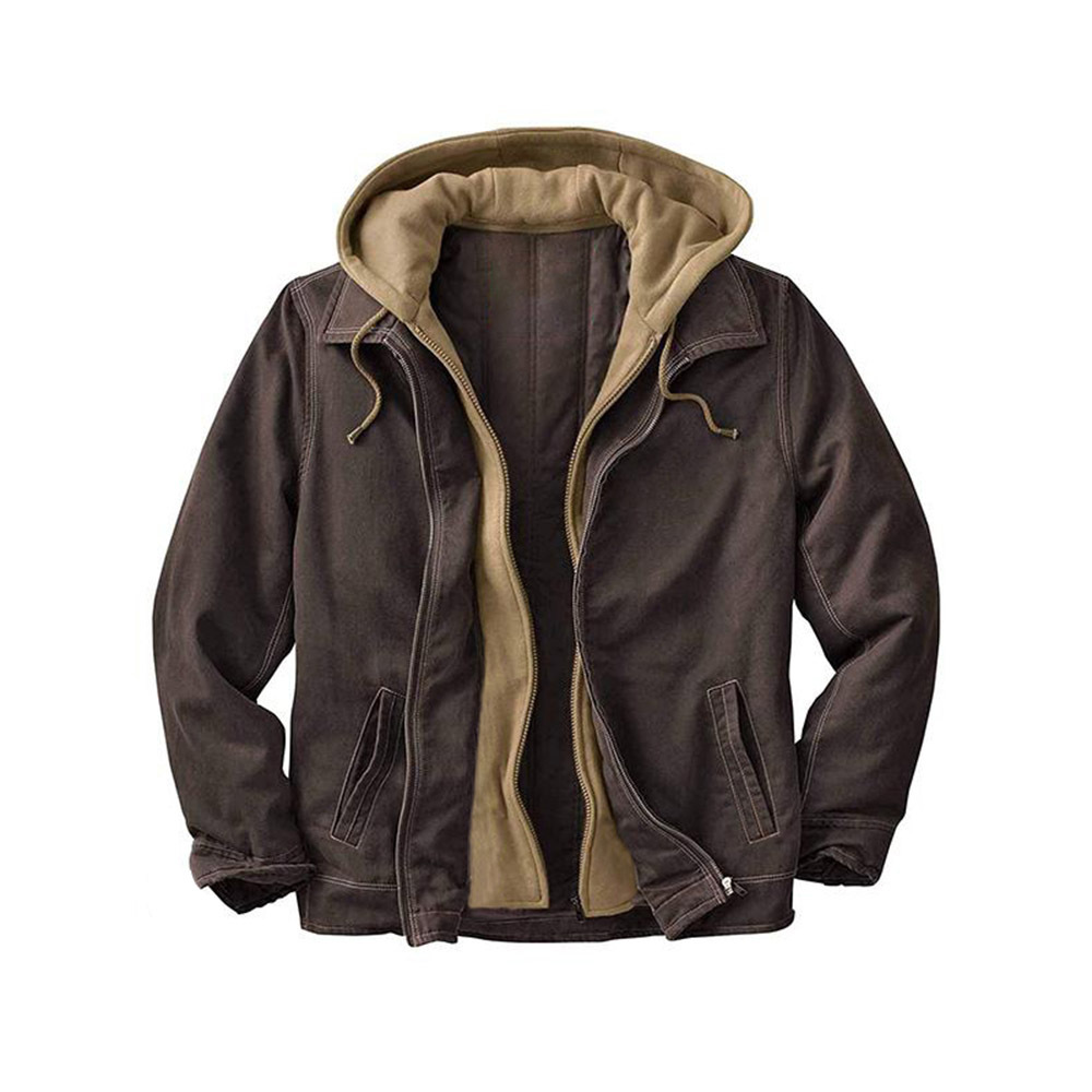 Men's Zip Hooded Jacket Casual Jacket