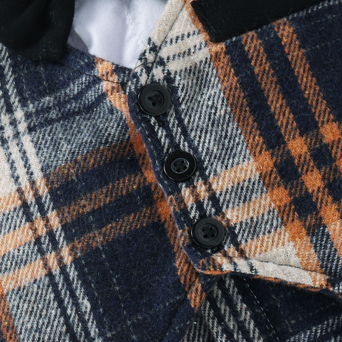 Baby Boy Gentleman Jumpsuit Spring And Autumn Fashion Plaid Fake Vest - Image 8