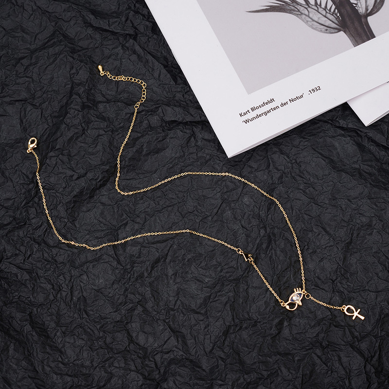 Korean Style Temperament Pendant Fashion Trend Simple Niche Clavicle Chain