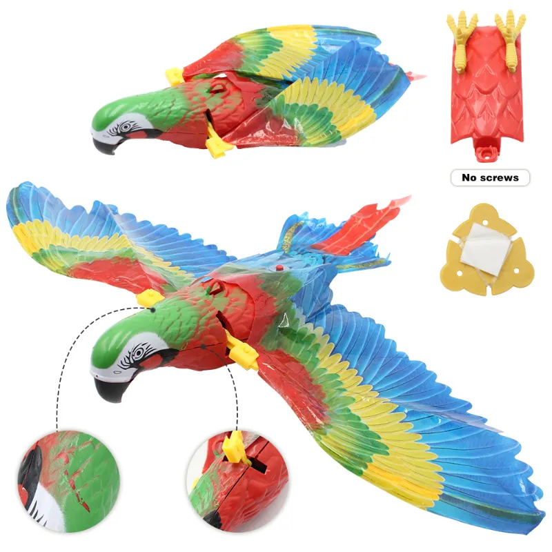 Simulation Bird Cat Interactive Pet Toys Hanging Eagle Flying Teasering Play Kitten Dog Toys Animals Cat Accessories Supplies – image 4