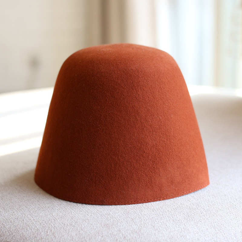 Women Retro Small Brim Face Covering Hat