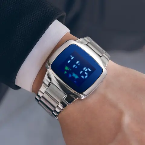 Men's Outdoor Sports Steel Band Watch