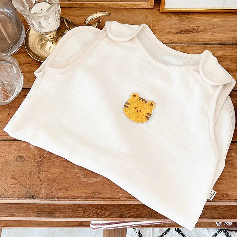 Summer Cute Cartoon Animal Embroidery Baby Romper