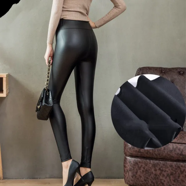 High Waist And Tight Pants In Autumn Winter Matte Without Plush L - Shop at LoveMi
