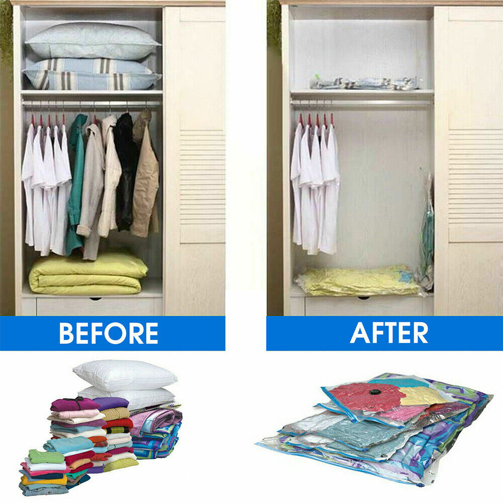 12 X Solid Vacuum Storage Bags, Space Saving, Vacuum Saving, Large Vacuum Storage Bags