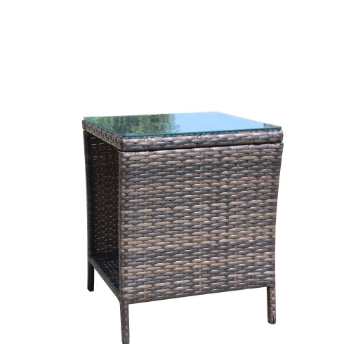 Outdoor Patio Furniture 1 Coffee Table With Clear Tempered Glass — foto 10