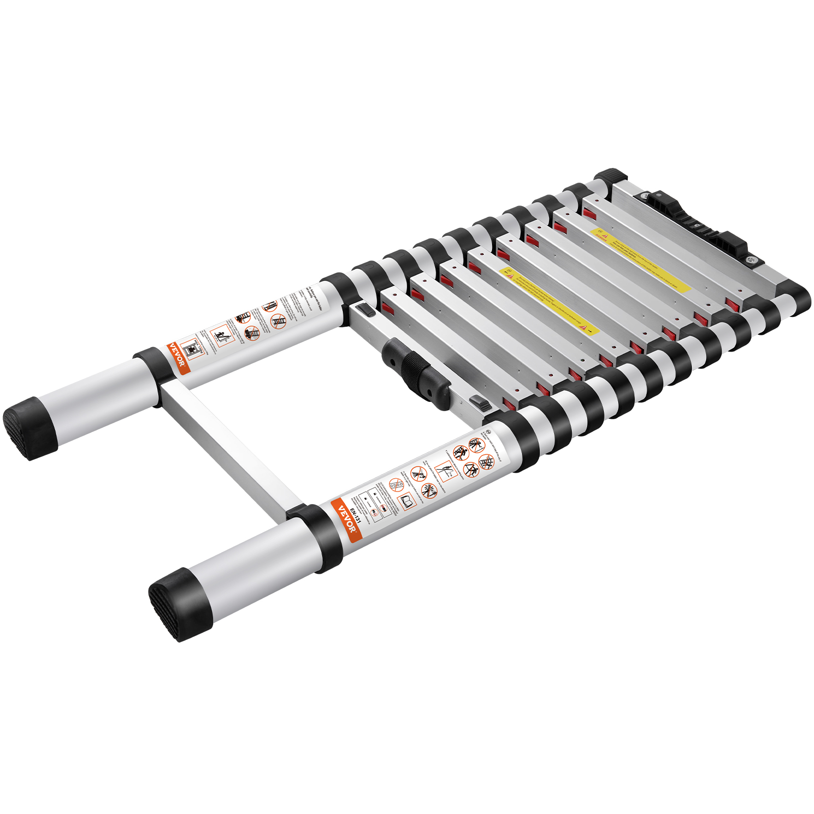 VEVOR Telescoping Ladder Aluminum Extension Step 10.5 Ft Multi-purpose Portable image 6