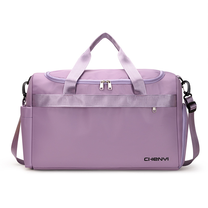 New Swimming Large Capacity Cylinder Travel Gym Bag Purple - Shop at LoveMi