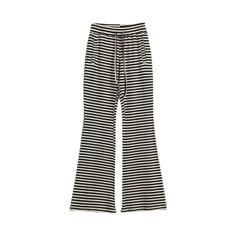 Title 5, Contrast Color Stripes Bell-bottom Pants for a ...