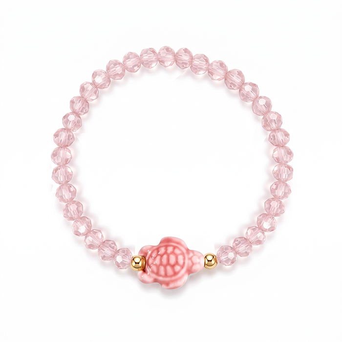 Tortoise Beaded Stretch Bracelet Set, picture 6 of 8