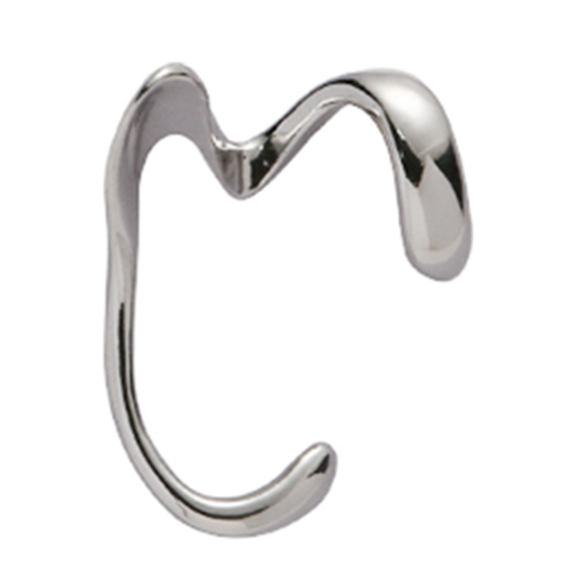 Irregular Geometric Alloy Ear Hook Women