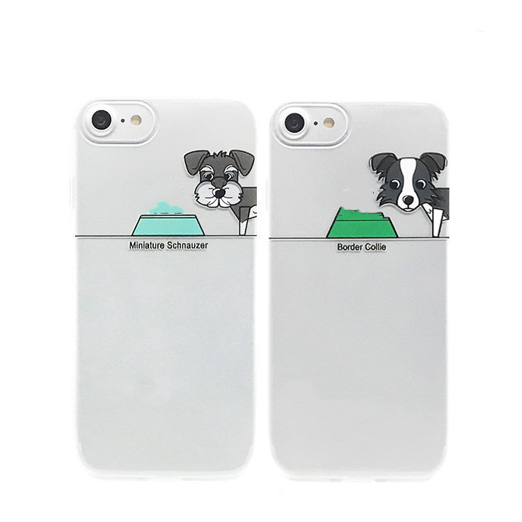 Fashion Dog Schnauzer Mobile Phone Case Transparent - Image 3