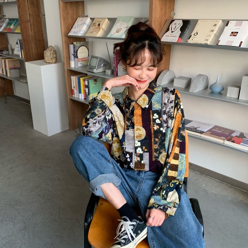 Ladies Fashion Long Sleeve Shirt Tops