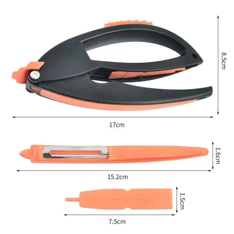 Manual Multifunctional Household Garlic Press Set Kitchen