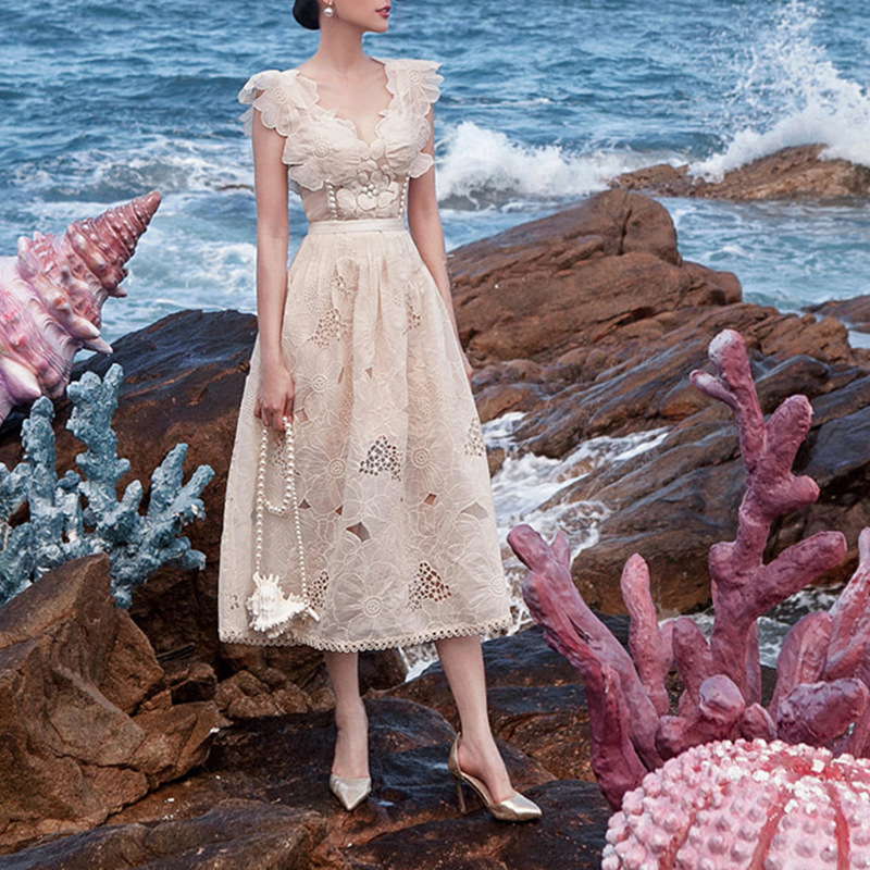 Small Dress Organza Flower Embroidered Fairy Skirt — image 1
