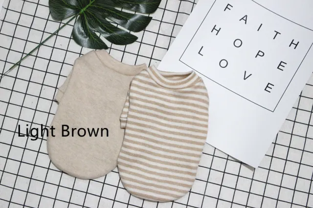 Pet Teddy Clothes Pure Cotton Pajamas Than Dog Winter Clothes Light Brown - Shop at LoveMi
