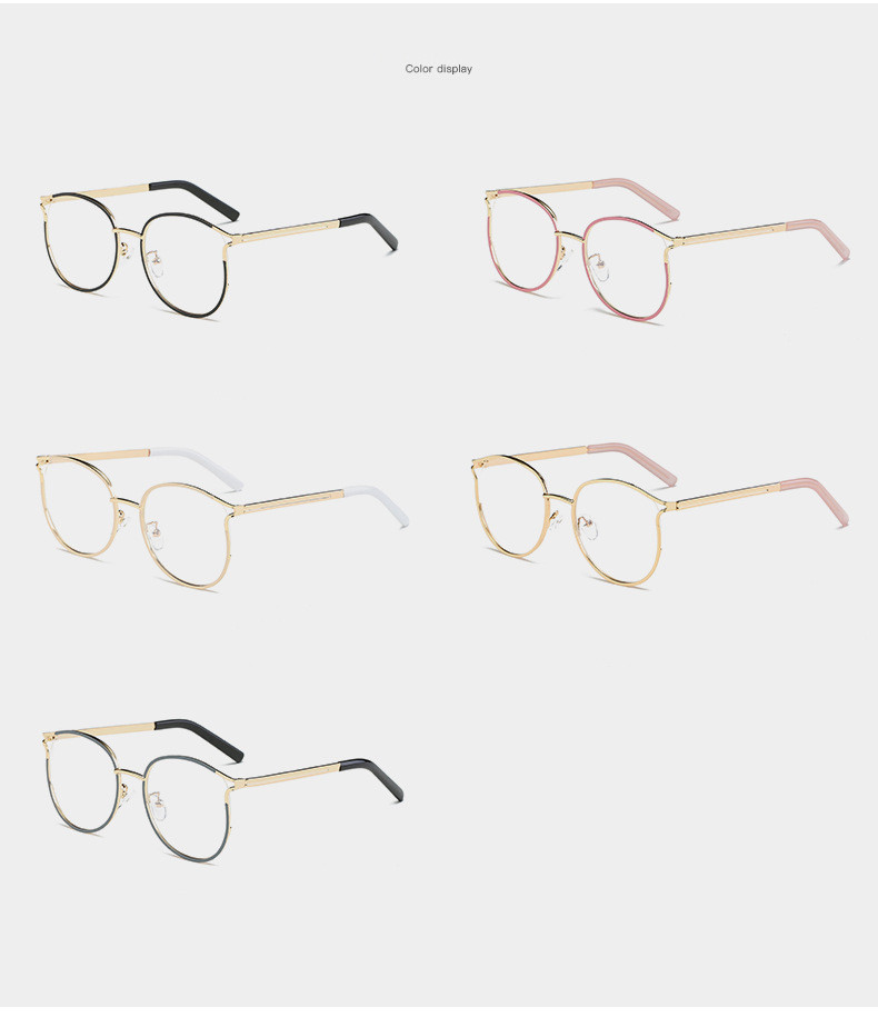 Title 1, European and American flat glasses metal hollow...