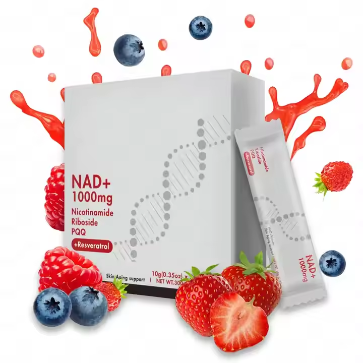 NAD Liquid Supplement Nicotinamide Riboside Supplement With Collagen Immune System Support 30 Sticks 30 Sticks - Shop at LoveMi