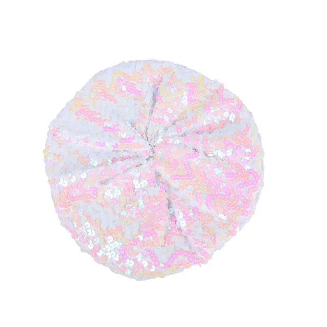 Color Sequins Of Nightclub Dress Beret White - Shop at LoveMi