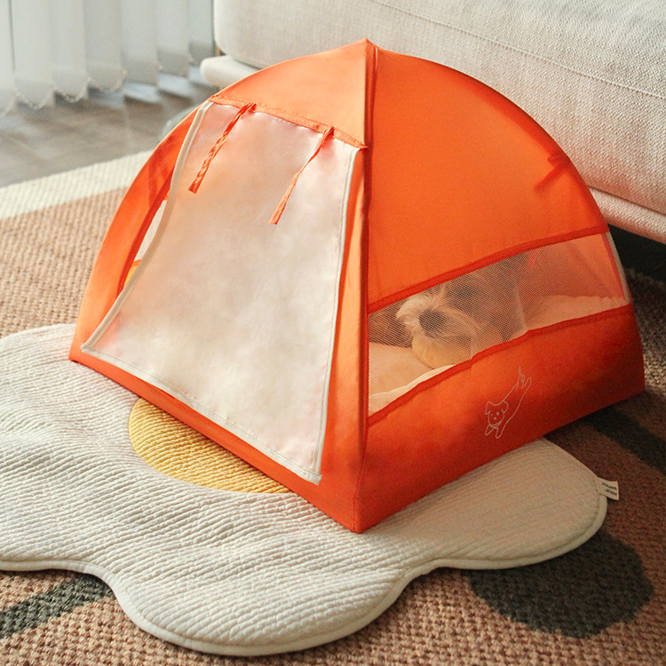 Orange tent