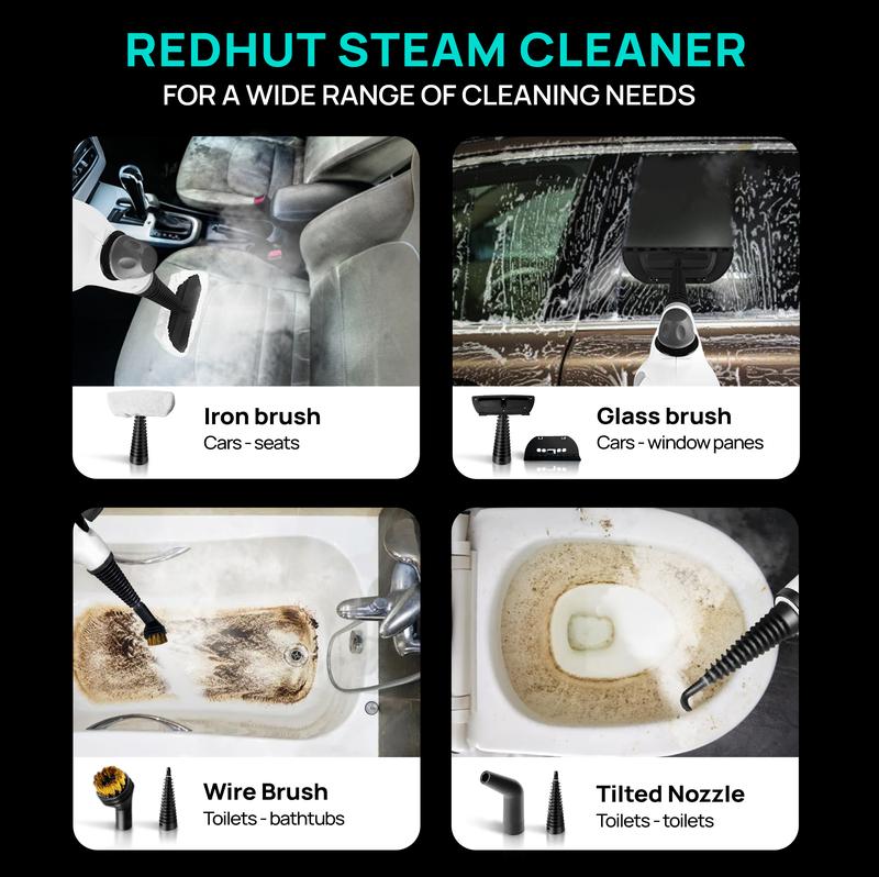 High Pressure Steam Cleaning Machine With 12 Cleaning Accessories And Detachable Brush Head And Nozzle thumbnail 5