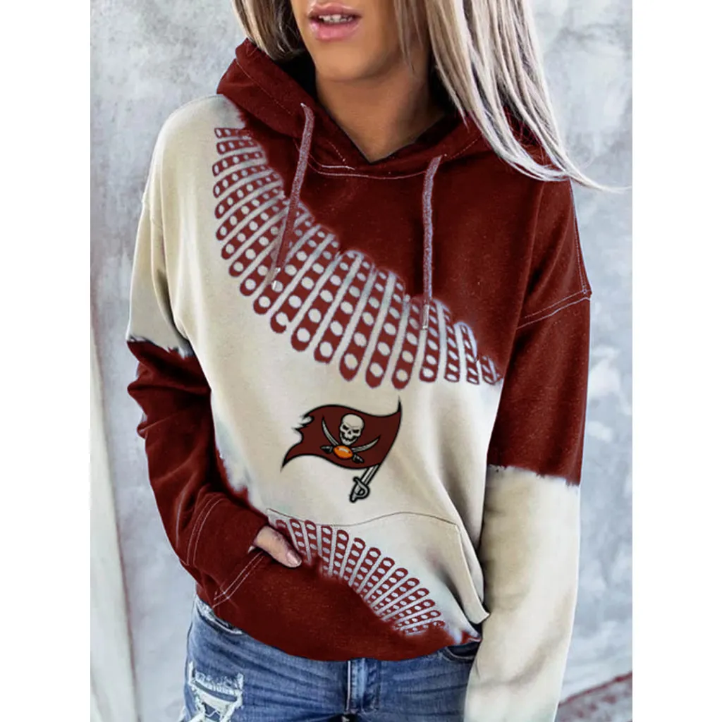 3D Long Sleeve Loose Pullover Sweatshirt Top - Fm005863-M