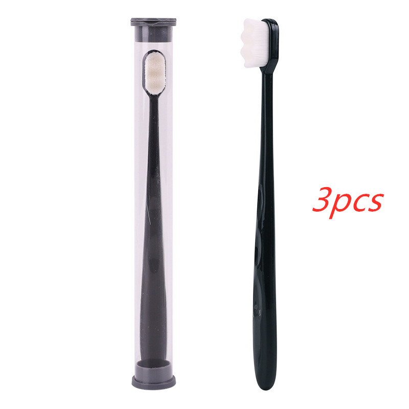 White hair black handle3PCS