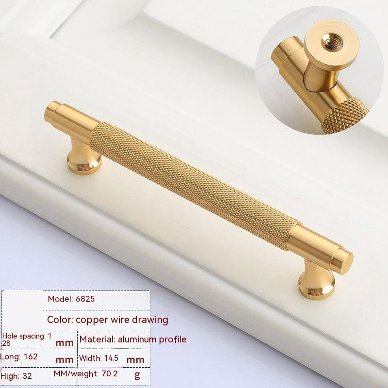 Brushed Brass 128 Hole Spacing