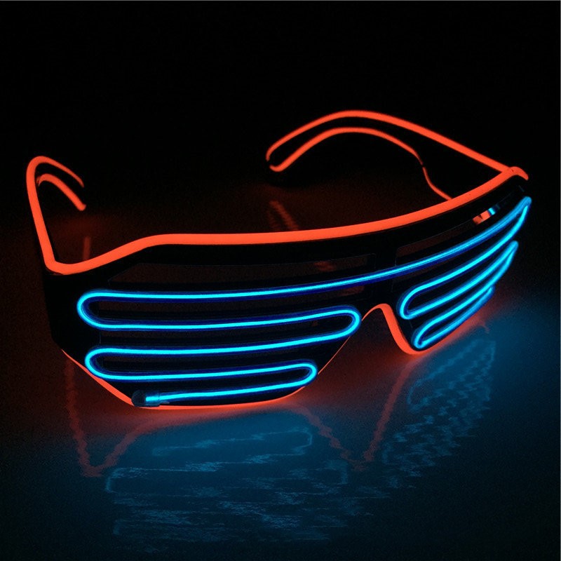 Title 1, LED bi-color luminous blinds decorative glasses