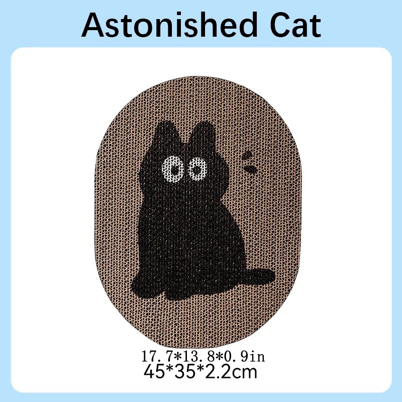 New Cat Toys Blue Clouds Cartoon Sticky Wall Scratching Board Can Play Sleep Wear Resistant Protection Furniture Pet Supplies