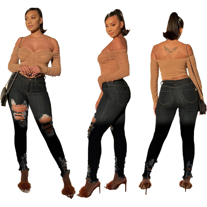 Tube Top Solid Color Pleated Long-sleeved Top