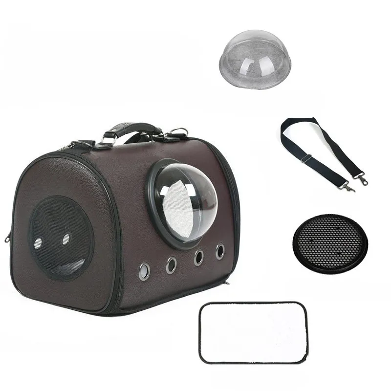 Cat Bag Space Capsule To Go Out And Portable Large-capacity Portable Diagonal - Brown