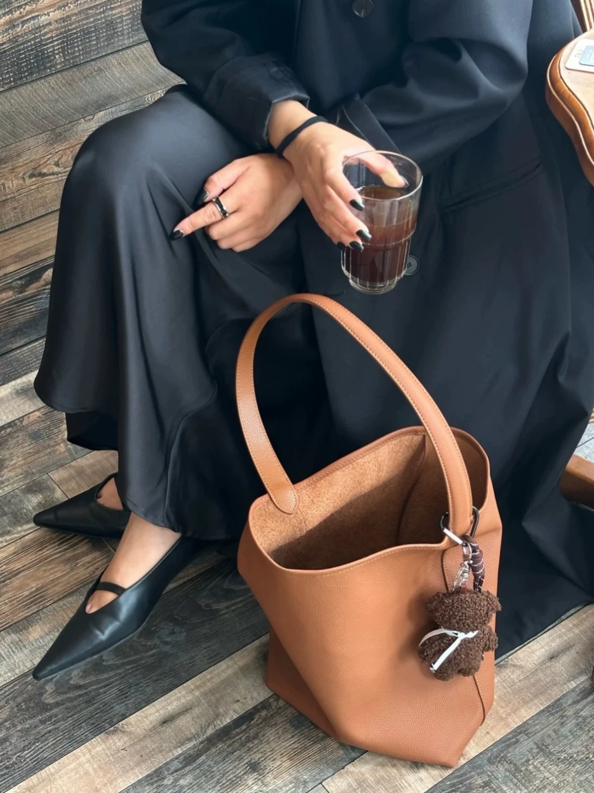 Nouveau sac baguette transfrontalier en peau de vache de première couche – Image 7
