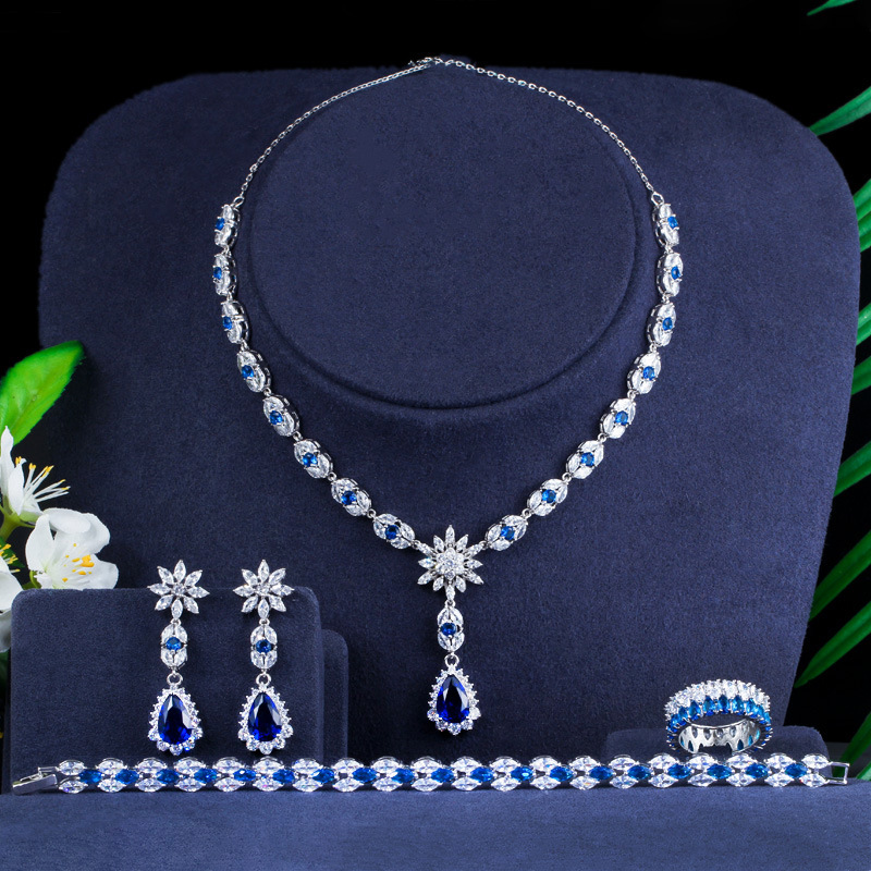 Fashion Necklace Earrings Ring Bracelet
