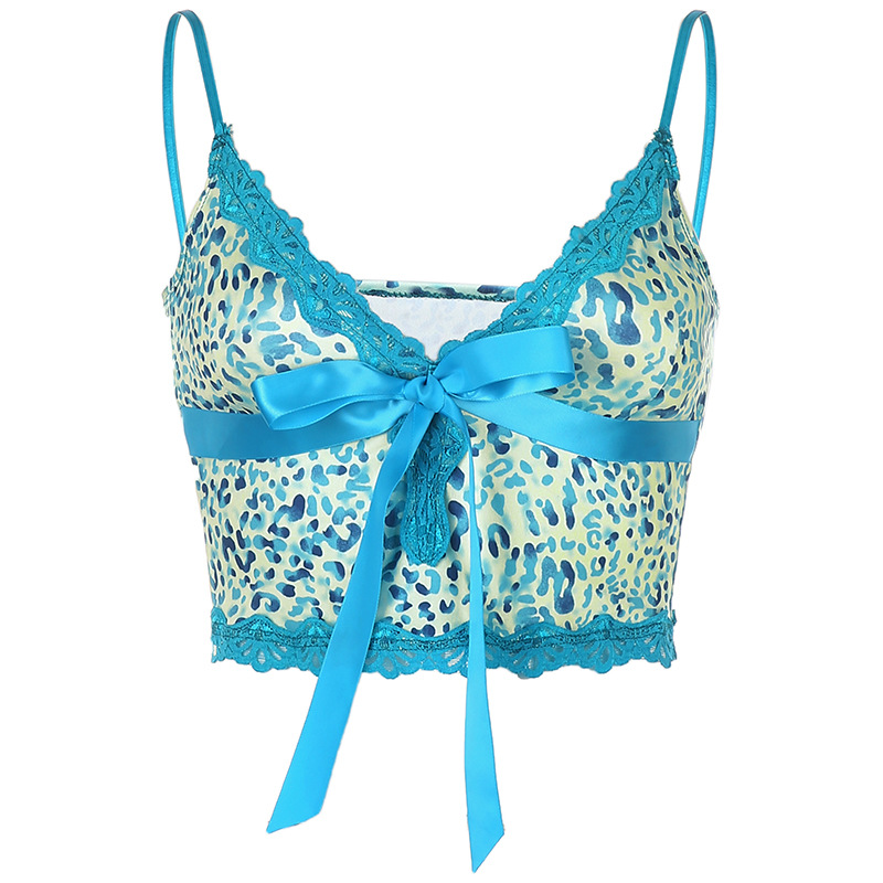 V-neck Lace Lace-up Camisole For Women