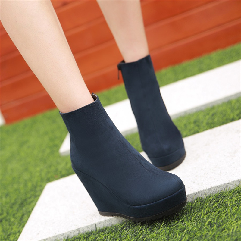 Title 12, Autumn And Winter Women Platform Platform Wedge...