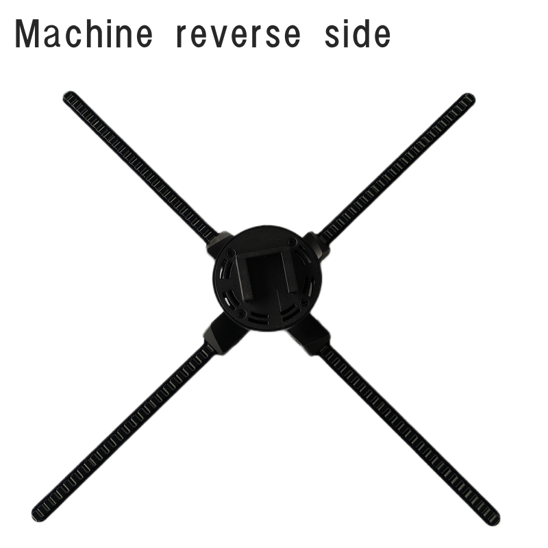 3Dhologramfan, 60cm 3Dhologramfan Projector HD 720 LED Holographic Christmas Tree Advertising Display With Remote Bluetooth WiFi, Video Library For Business,Bar,Halloween Missyou 23.6 Inch