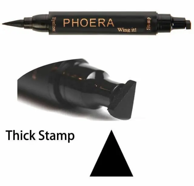 PHOERA 2 In 1 Non smudge Seal Eyeliner Thick Stamp - Shop at LoveMi