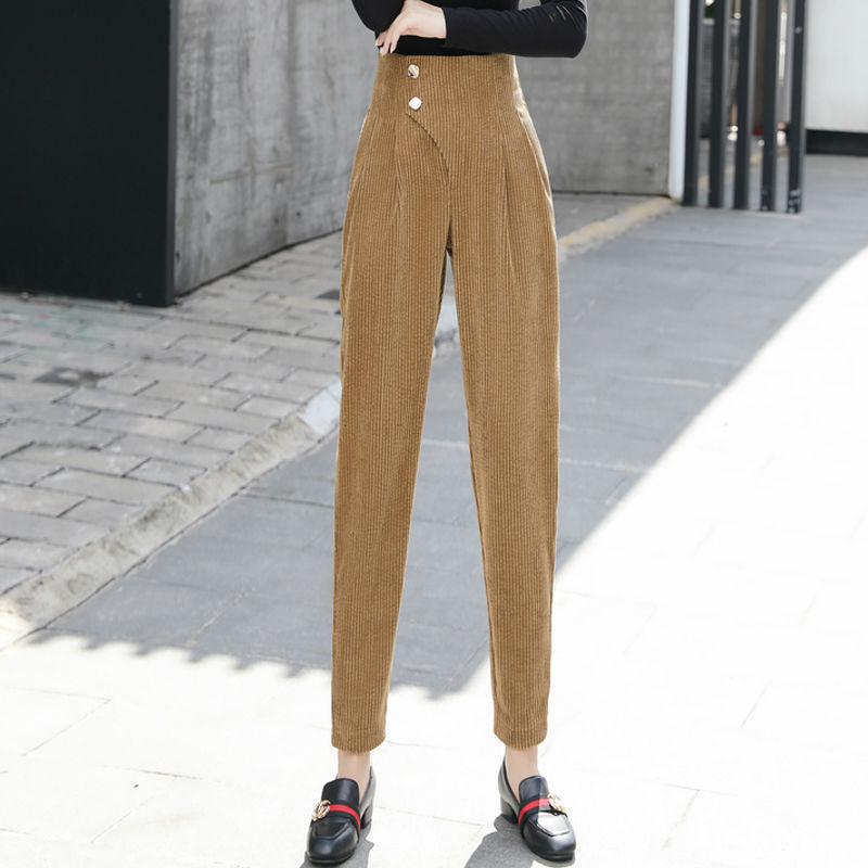 Title 6, Fashion Personality Corduroy Pants Feminine All...