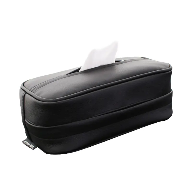 Car PU Hanging Leather Box Car Pumping Paper Bag