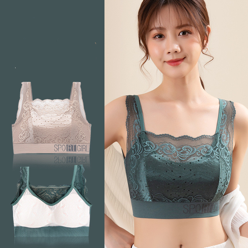 Title 8, French Style Push-up Beauty Back Lace Chest Wra...