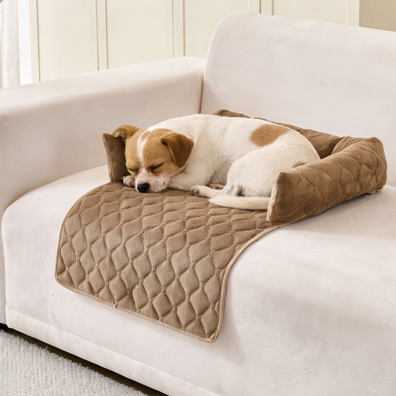 Cama calmante estilo sofá para mascotas