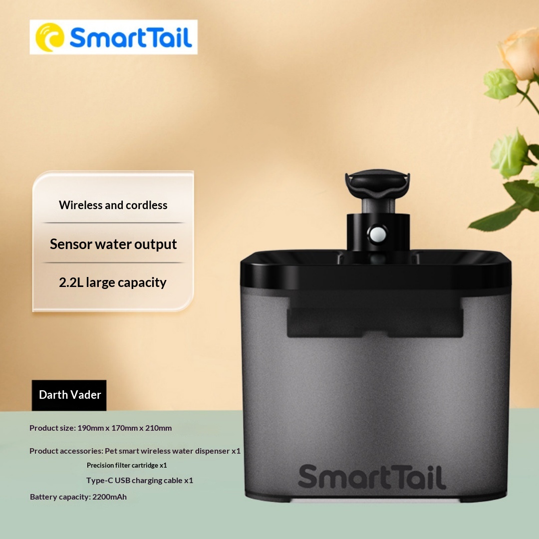 Automatic Sensor-Activated Pet Water Fountain