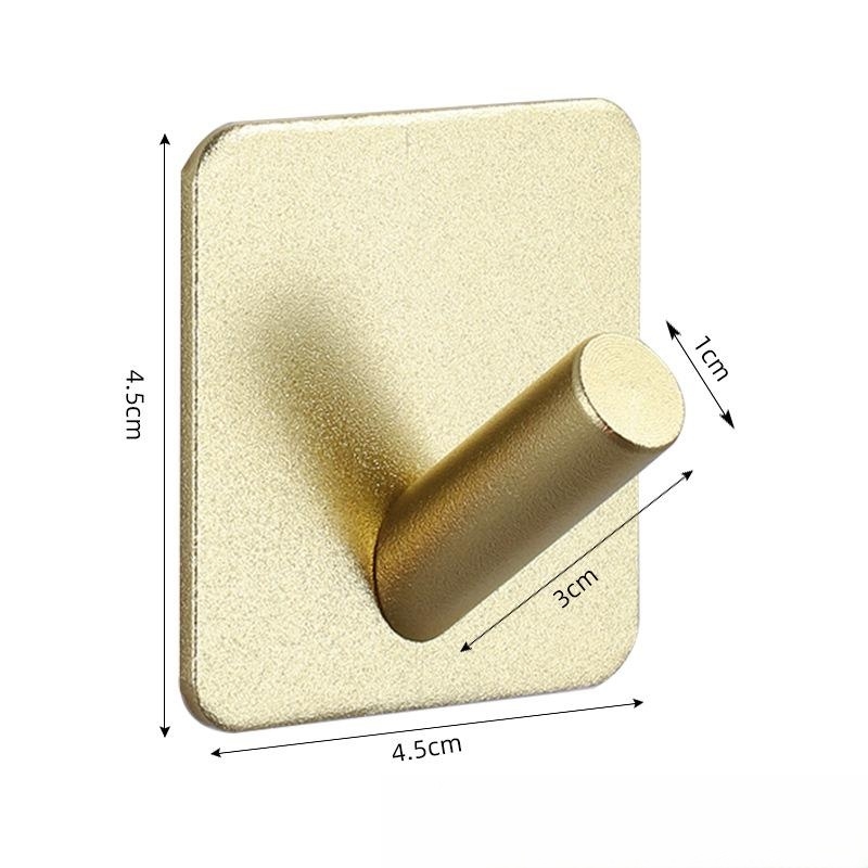 Oblique Gold Aluminum Hook