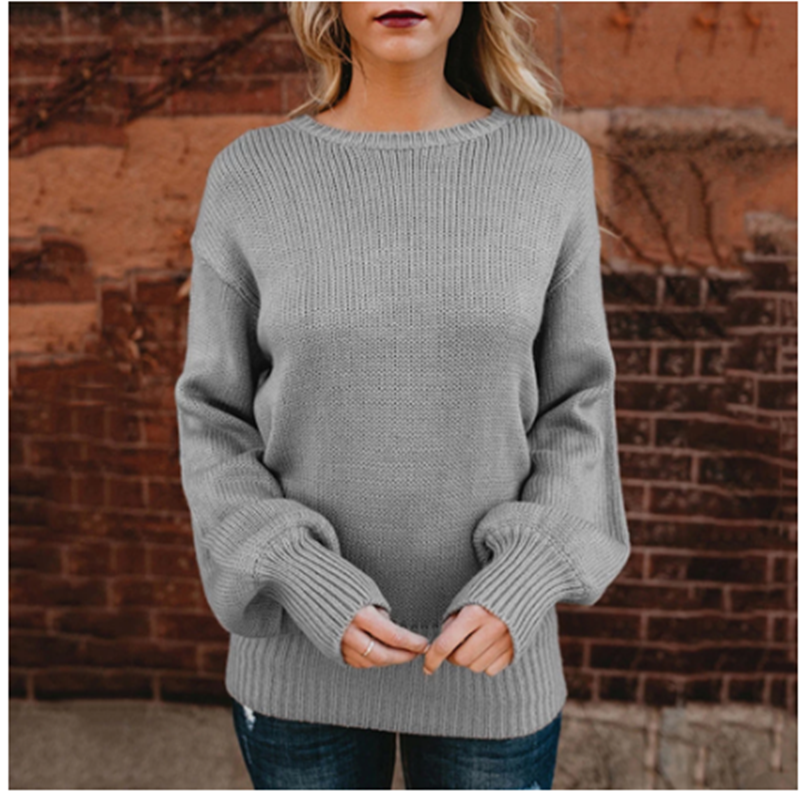 Title 4, European And American Sexy Bow Sweater Knitwear