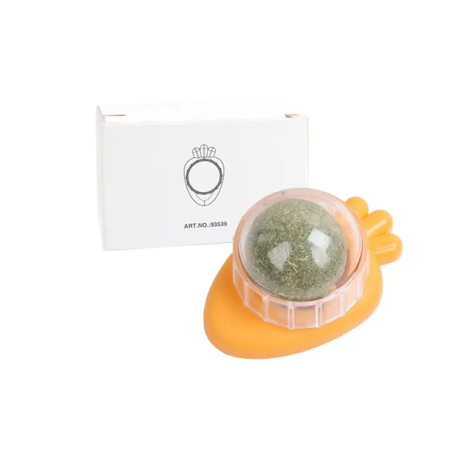 Mint Rotating Ball Happy Interactive Cat Toy Orange - Shop at LoveMi
